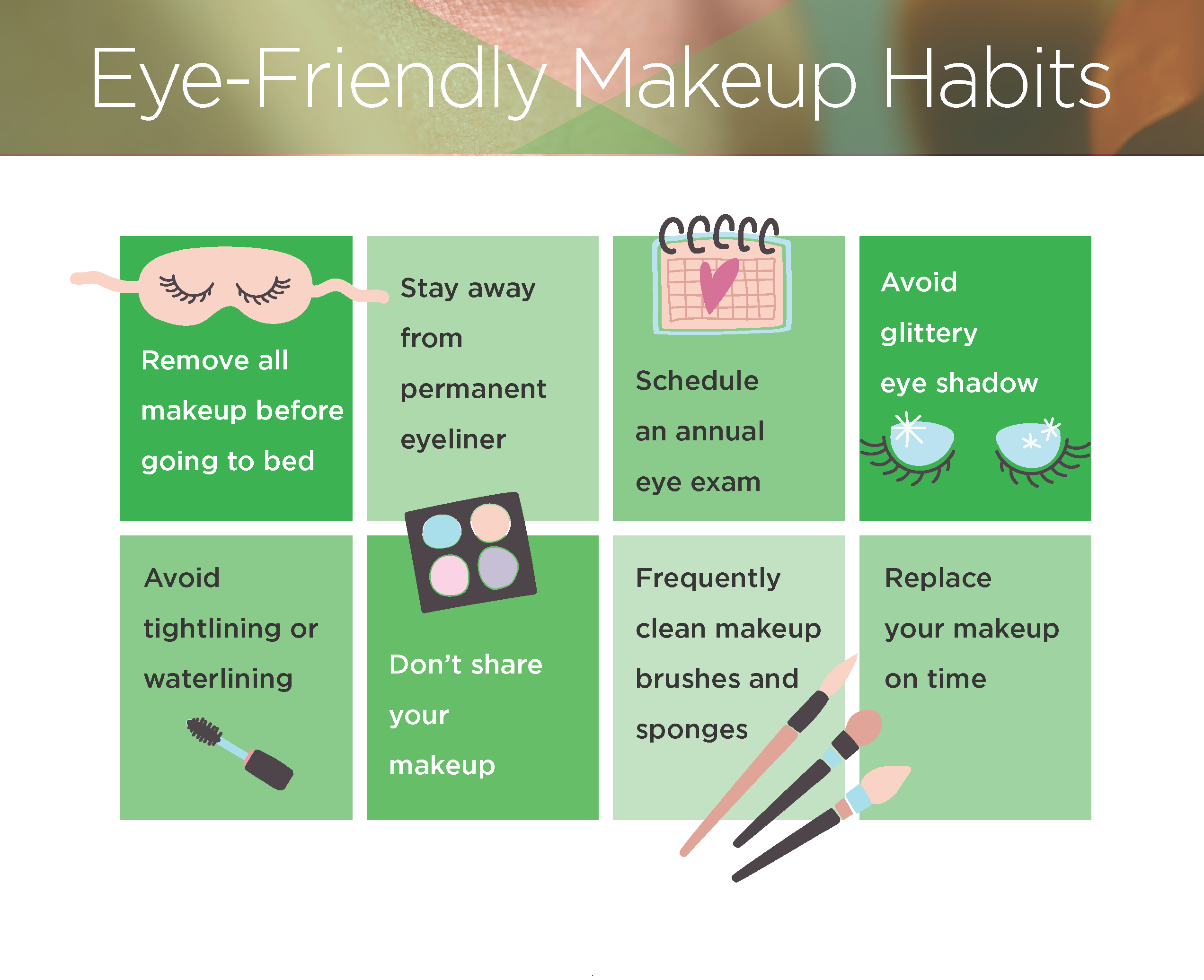 Makeup habits that protect your eye health